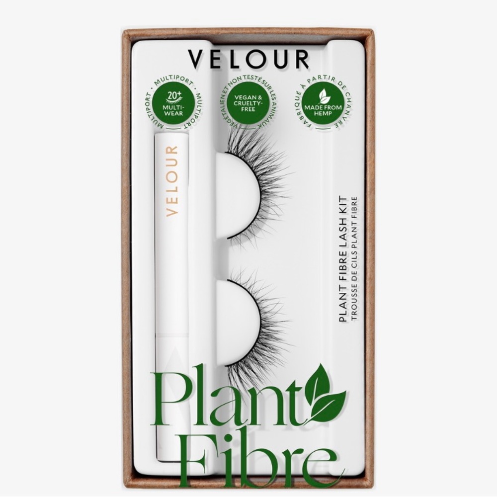 Velour Plant Fibre Lash Kit: Includes Lashes & Glue New Sealed🪷
